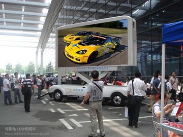 Iklan Fleksibel 192 * 192 IC P10 rgb Led Truk Billboard