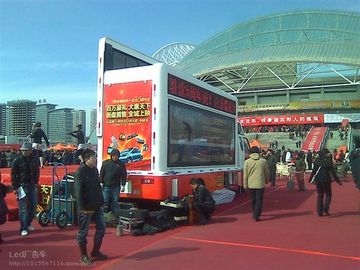 Iklan Fleksibel 192 * 192 IC P10 rgb Led Truk Billboard