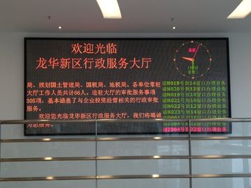 Tanda LED Tri Color Dual yang dapat diprogram untuk ruang dalam ruangan